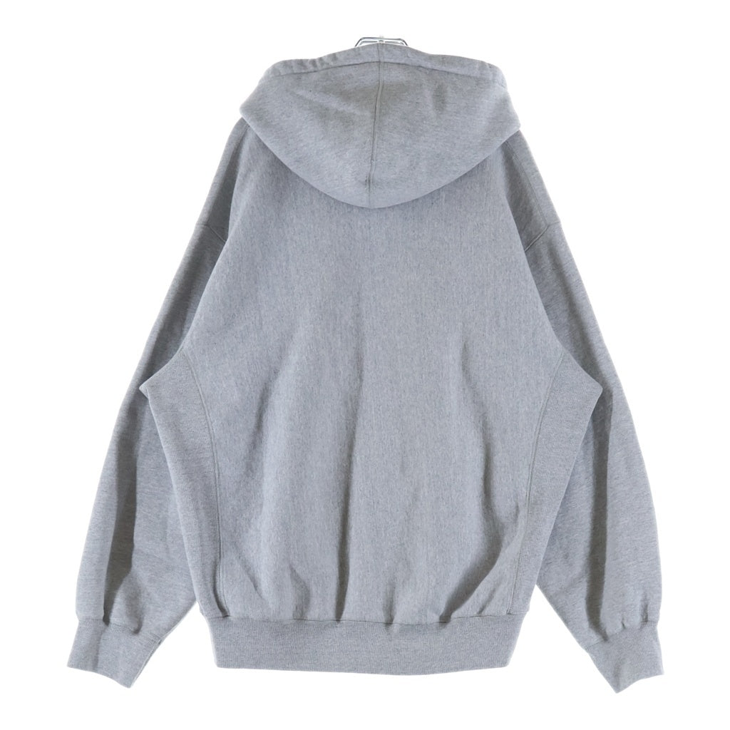 SUPREME(シュプリーム) 23AW Varsity Hooded Sweat shirt ヴァーシティープリント プルオーバースウェットパーカー グレー