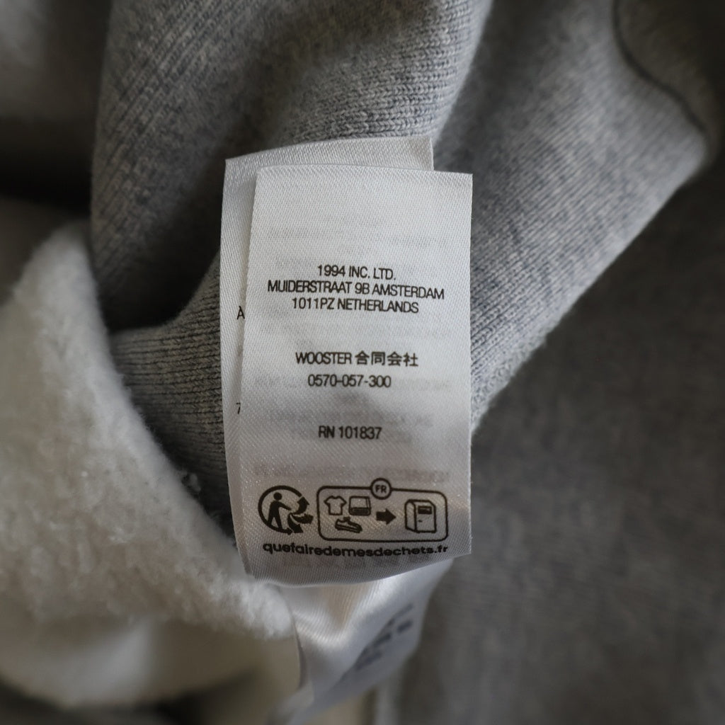 SUPREME(シュプリーム) 23AW Varsity Hooded Sweat shirt ヴァーシティープリント プルオーバースウェットパーカー グレー