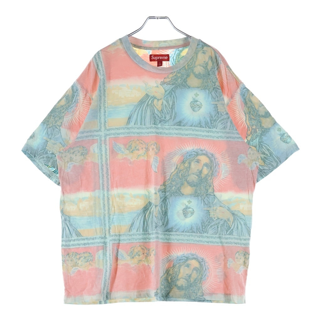 SUPREME(シュプリーム) 25AW Jesus S/S Top ジーザス総柄 クルーネック半袖カットソーTシャツ マルチカラー