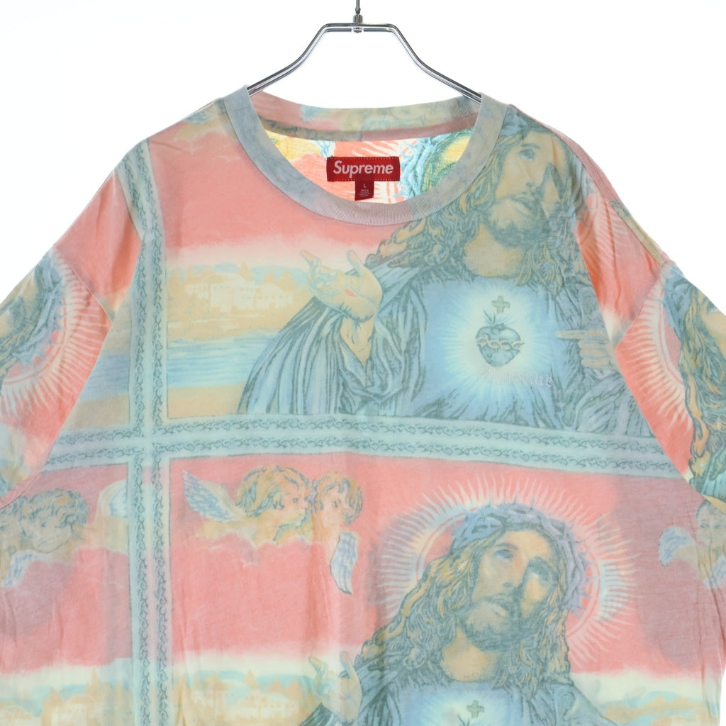 SUPREME(シュプリーム) 25AW Jesus S/S Top ジーザス総柄 クルーネック半袖カットソーTシャツ マルチカラー