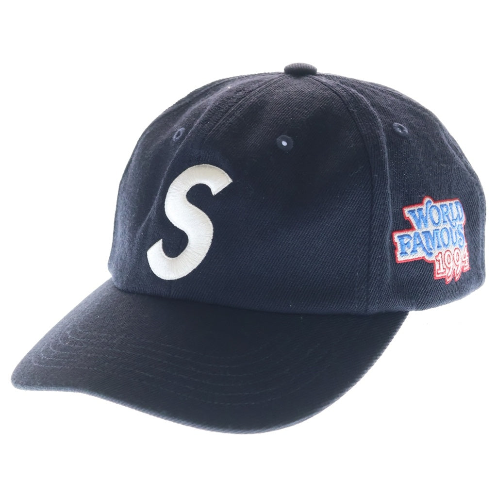 SUPREME(シュプリーム) 26SS World Famous S Logo 6 Panel ワールドフェイマス Sロゴ 6パネル キャップ 帽子 ネイビー