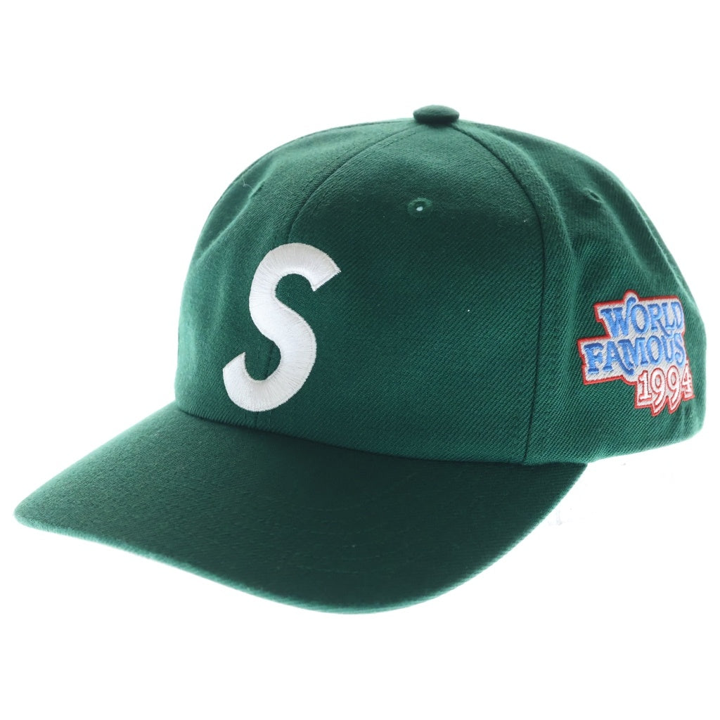 SUPREME(シュプリーム) 26SS World Famous S Logo 6 Panel ワールドフェイマス Sロゴ 6パネル キャップ 帽子 グリーン