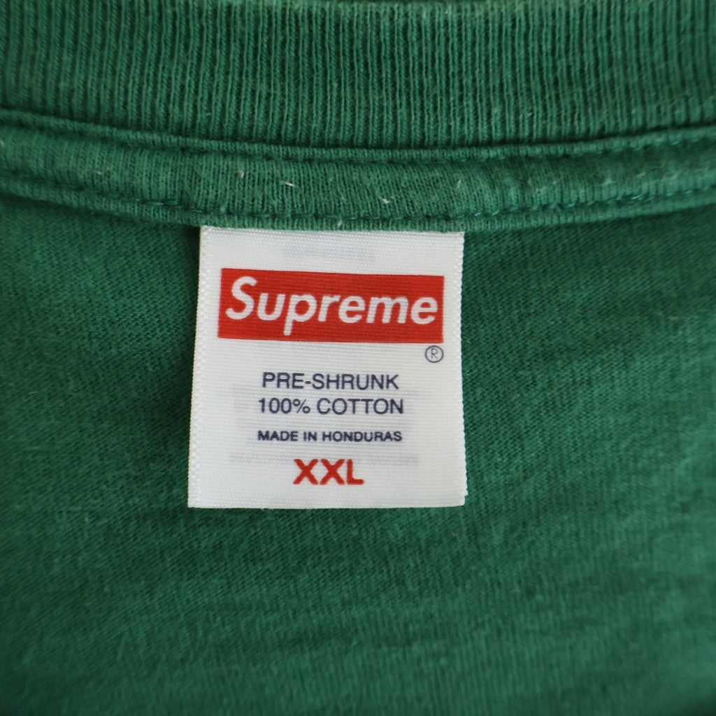 SUPREME(シュプリーム) 25SS Tape Tee テープ 半袖Tシャツ カットソー グリーン