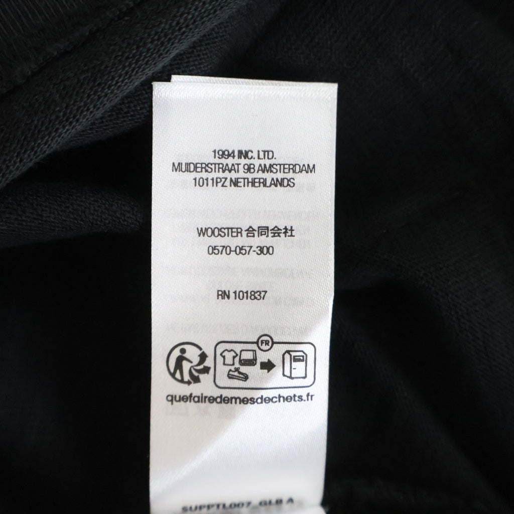 SUPREME(シュプリーム) 26SS Studded Football S/S Top スタッズ フットボールプリント クルーネック半袖カットソーTシャツ ブラック