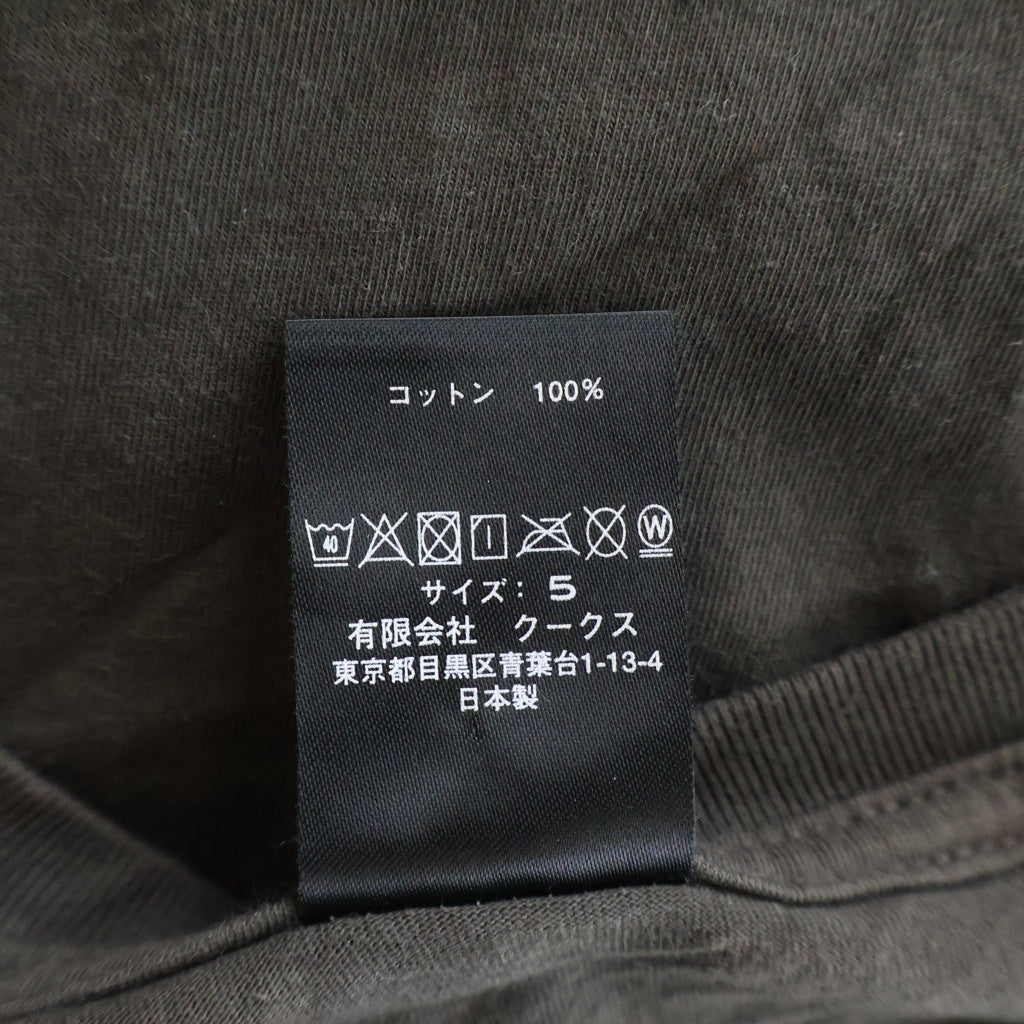 n(n) by NUMBER (N)INE(エヌエヌバイナンバーナイン) ミッキープリント Tシャツ カットソー ブラック
