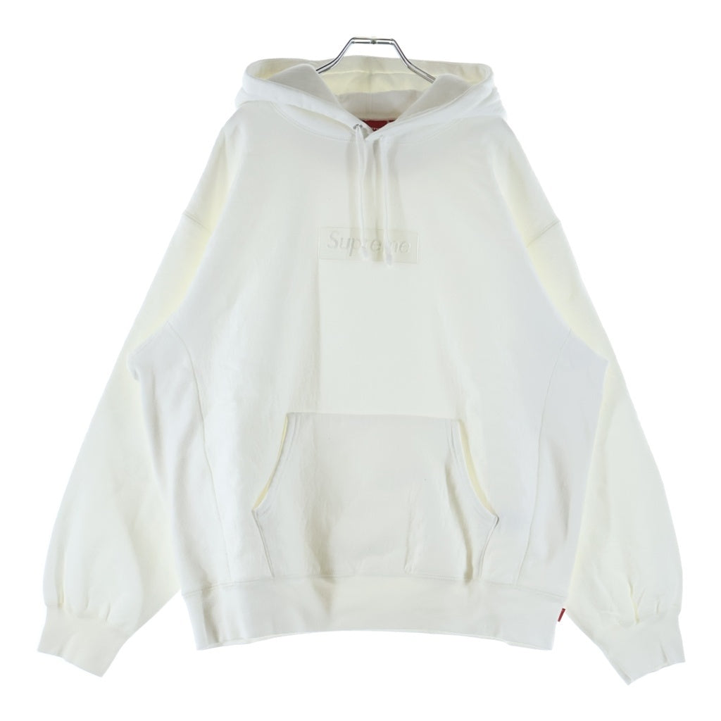 SUPREME(シュプリーム) 23AW Box Logo Hooded Sweatshirt ボックスロゴ プルオーバーフーデッドスウェットシャツ パーカー ホワイト