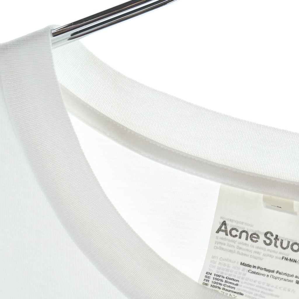 Acne Studios(アクネ ストゥディオズ) クルーネック オーバーサイズTシャツ カットソー ホワイト FN-MN-TSHI000242BL0214
