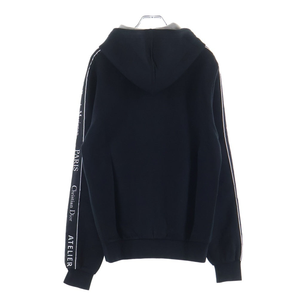 DIOR(ディオール) 18AW BEE刺繍アトリエジップパーカー ブラック 863J204B0413
