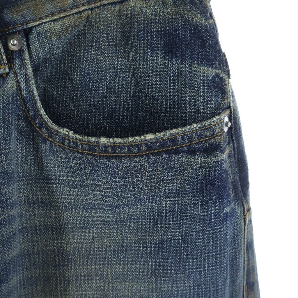 Dior HOMME(ディオールオム) 05SS ベック期 錆加工デニムパンツ インディゴ -