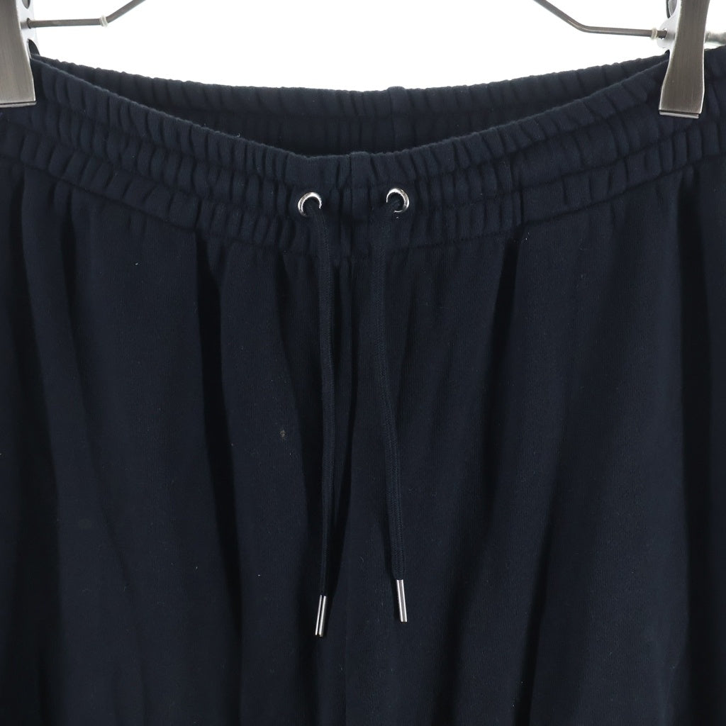 CELINE(セリーヌ) 21AW CHAINS TRACK PANTS IN COTTON FLEECE コットンフリース チェーン ジョガーパンツ スウェットパンツ 2Z108052H ブラック