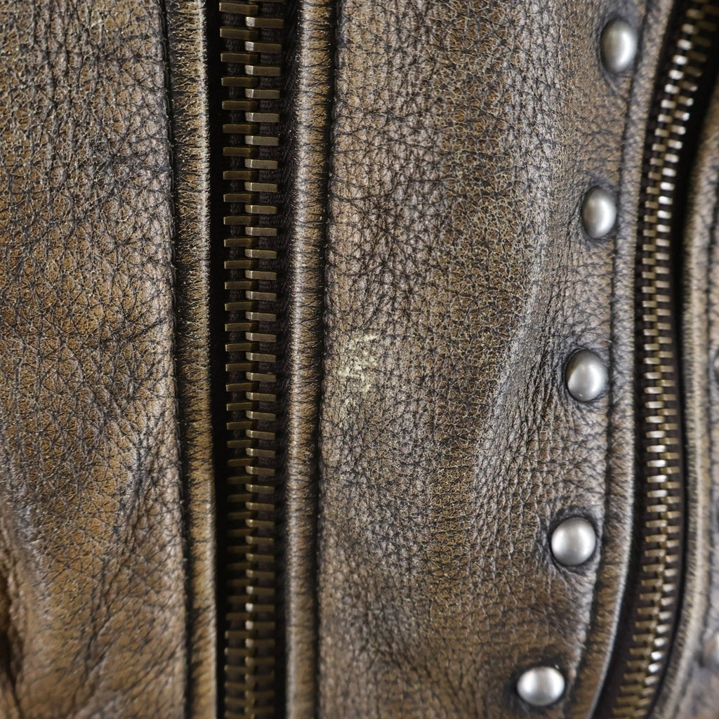 CELINE(セリーヌ) 21AW Deer Lether Best ディア レザーベスト ブラウン 2E993594O