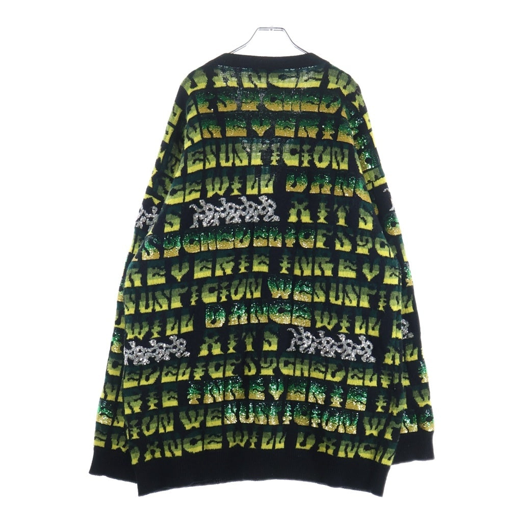 CELINE(セリーヌ) Oversized Sequin Embellished Wool Jacquard Cardigan オーバーサイズ スパンコール装飾 ウールジャカードカーディガン マルチ 2A82W515Q