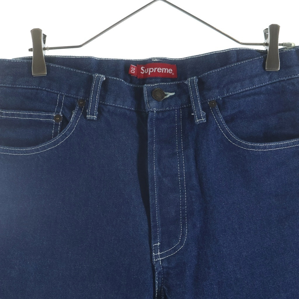 SUPREME(シュプリーム) Star Logo Denim Pants スターロゴ デニムパンツ ストレートデニムパンツ インディゴ