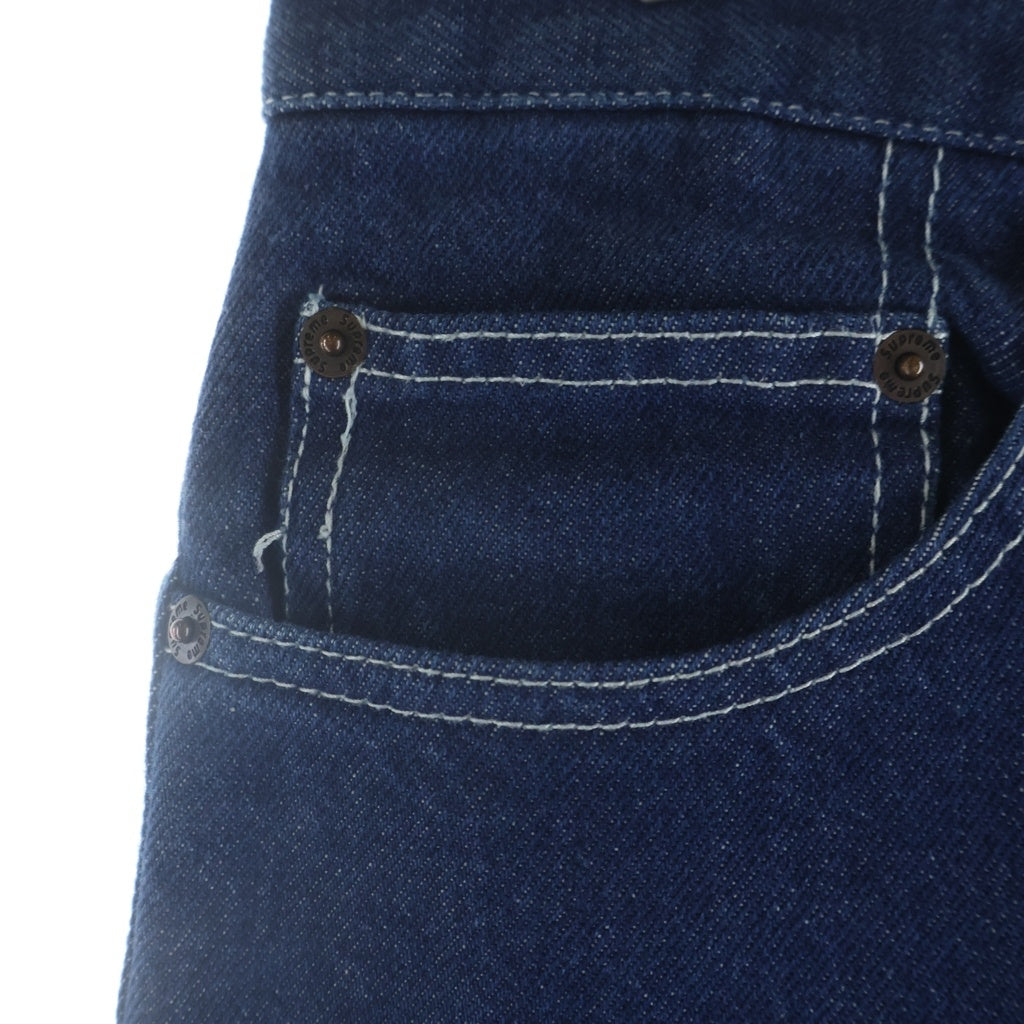 SUPREME(シュプリーム) Star Logo Denim Pants スターロゴ デニムパンツ ストレートデニムパンツ インディゴ