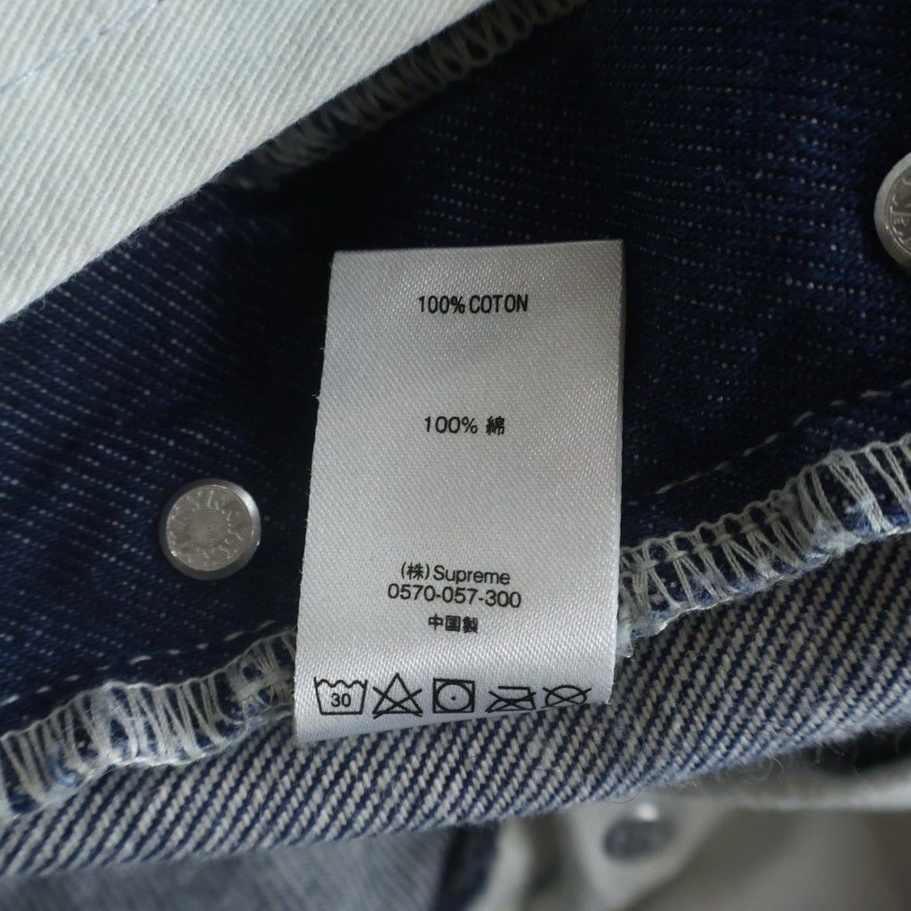 SUPREME(シュプリーム) Star Logo Denim Pants スターロゴ デニムパンツ ストレートデニムパンツ インディゴ