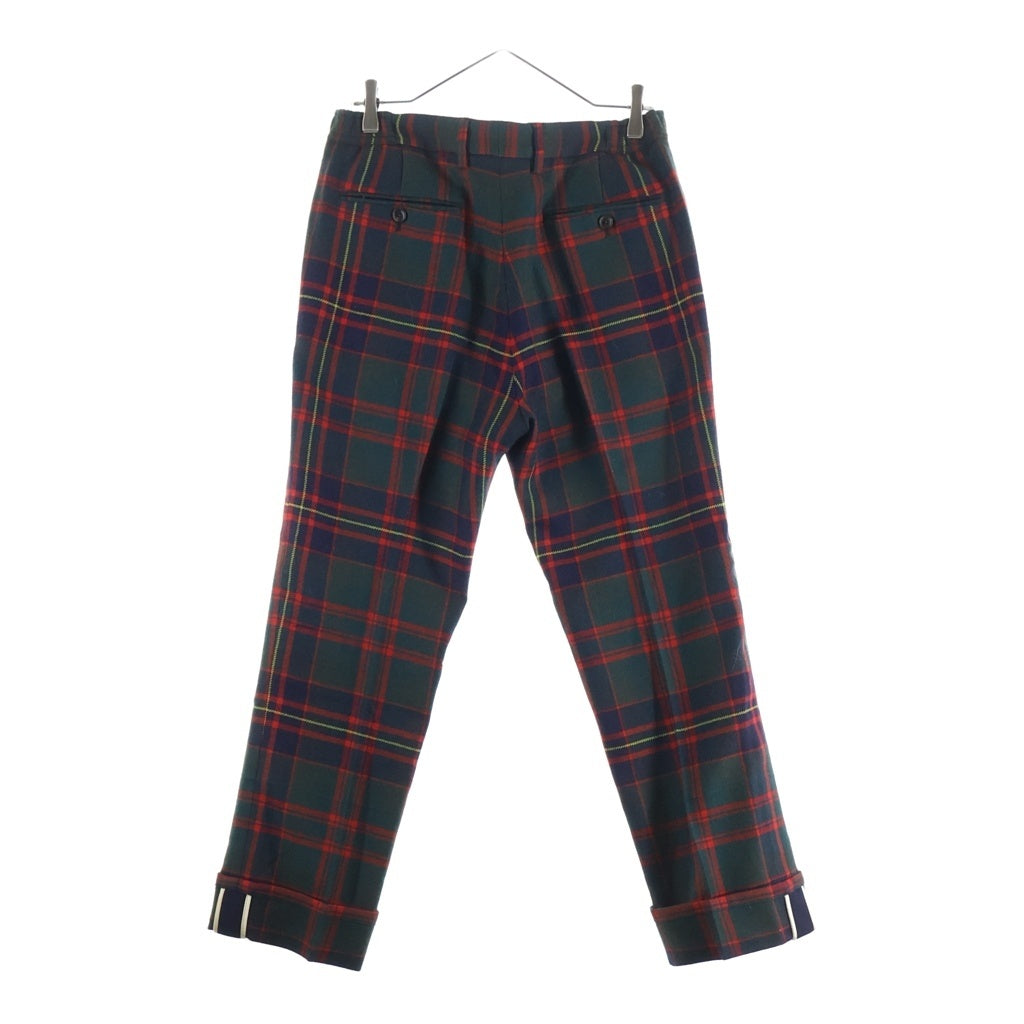 GUCCI(グッチ) ウール タータンチェックパンツ テーパードパンツ マルチカラー 521858 Z597H