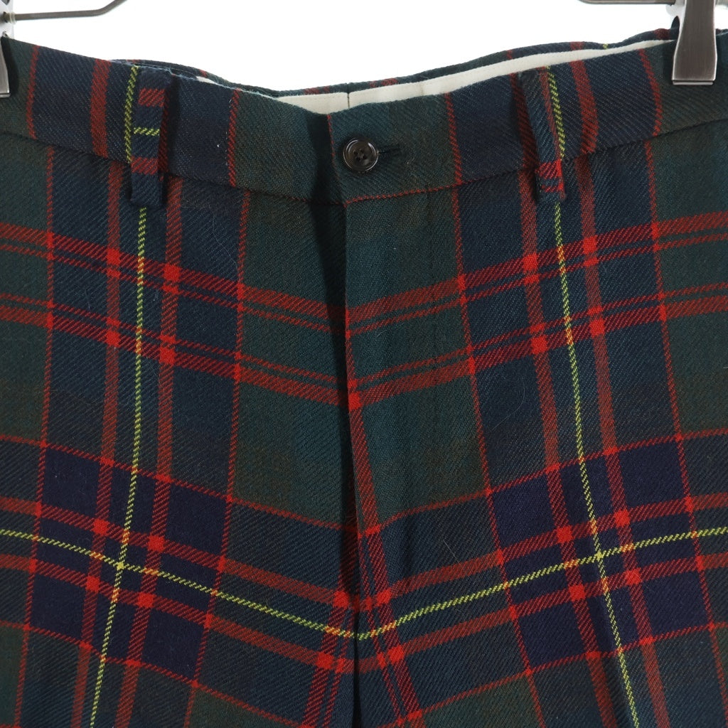 GUCCI(グッチ) ウール タータンチェックパンツ テーパードパンツ マルチカラー 521858 Z597H