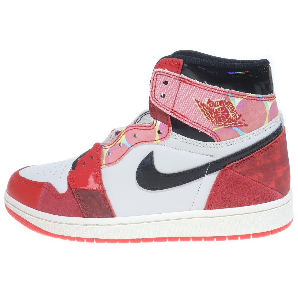 NIKE(ナイキ) AIR JORDAN 1 RETRO HIGH OG エアジョーダン1 レトロ スパイダーマン レザーハイカットスニーカー レッド/ホワイト US9/27cm DV1748-601
