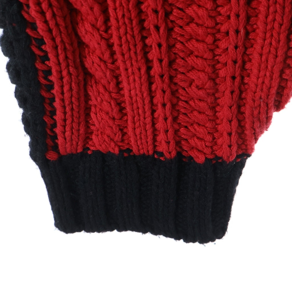 SUPREME(シュプリーム) 23AW Patchwork Cable Knit Cardigan パッチワークケーブルニットカーディガン マルチカラー