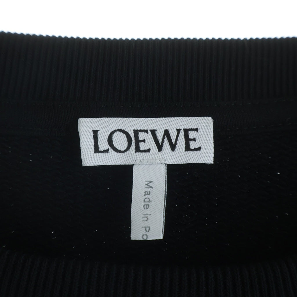LOEWE(ロエベ) 22AW ANAGLAM LOGO SWEATSHIRT アナグラムロゴ プルオーバースウェットトレーナー ブラック