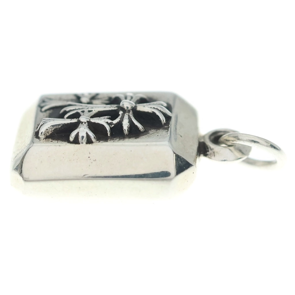 CHROME HEARTS(クロムハーツ) EMRLD CUT 3CRS エメラルドカット 3クロス ペンダントトップ シルバー レディース