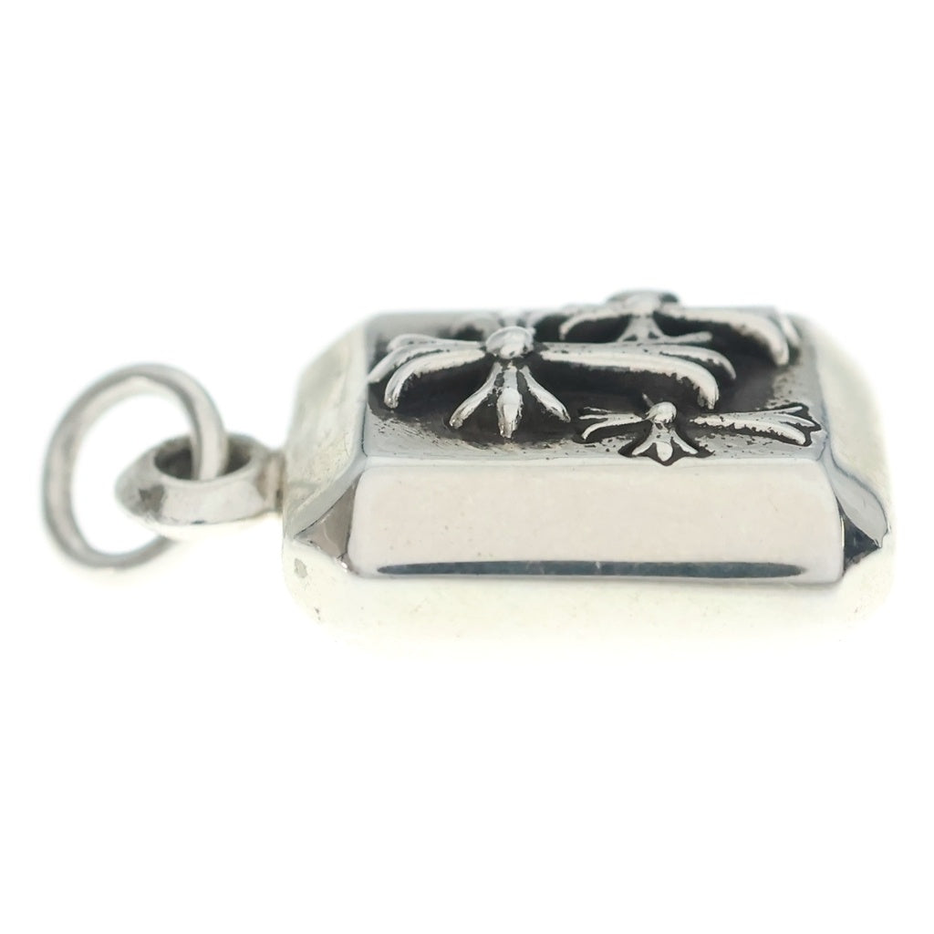 CHROME HEARTS(クロムハーツ) EMRLD CUT 3CRS エメラルドカット 3クロス ペンダントトップ シルバー レディース