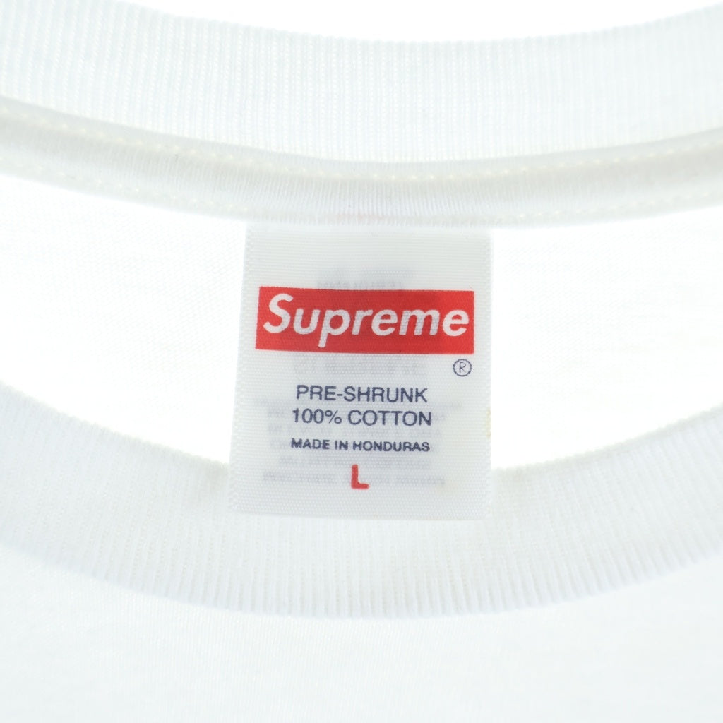 SUPREME(シュプリーム) 25AW Dust Tee フロントプリントクルーネック半袖カットソーTシャツ ホワイト