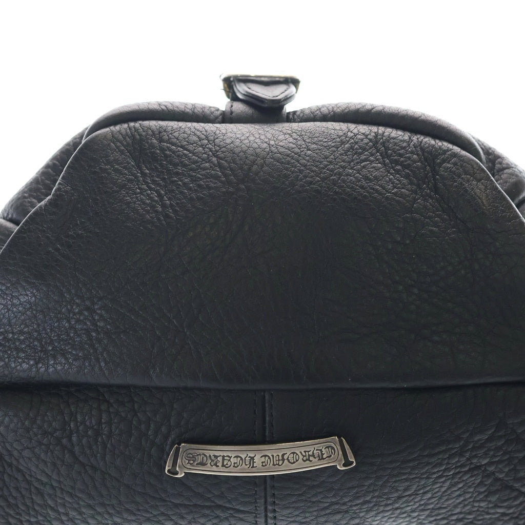 CHROME HEARTS(クロムハーツ) #1 SNAT PACK スナットパック ダガージップ ガンスリンガーベルト レザーウエストバッグ ブラック BCA378 ‐