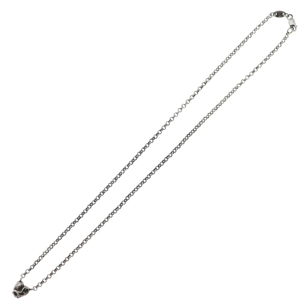 CHROME HEARTS(クロムハーツ) HEART NECKCHAIN R16 ハートロールチェーンネックレス 16inch シルバー ‐