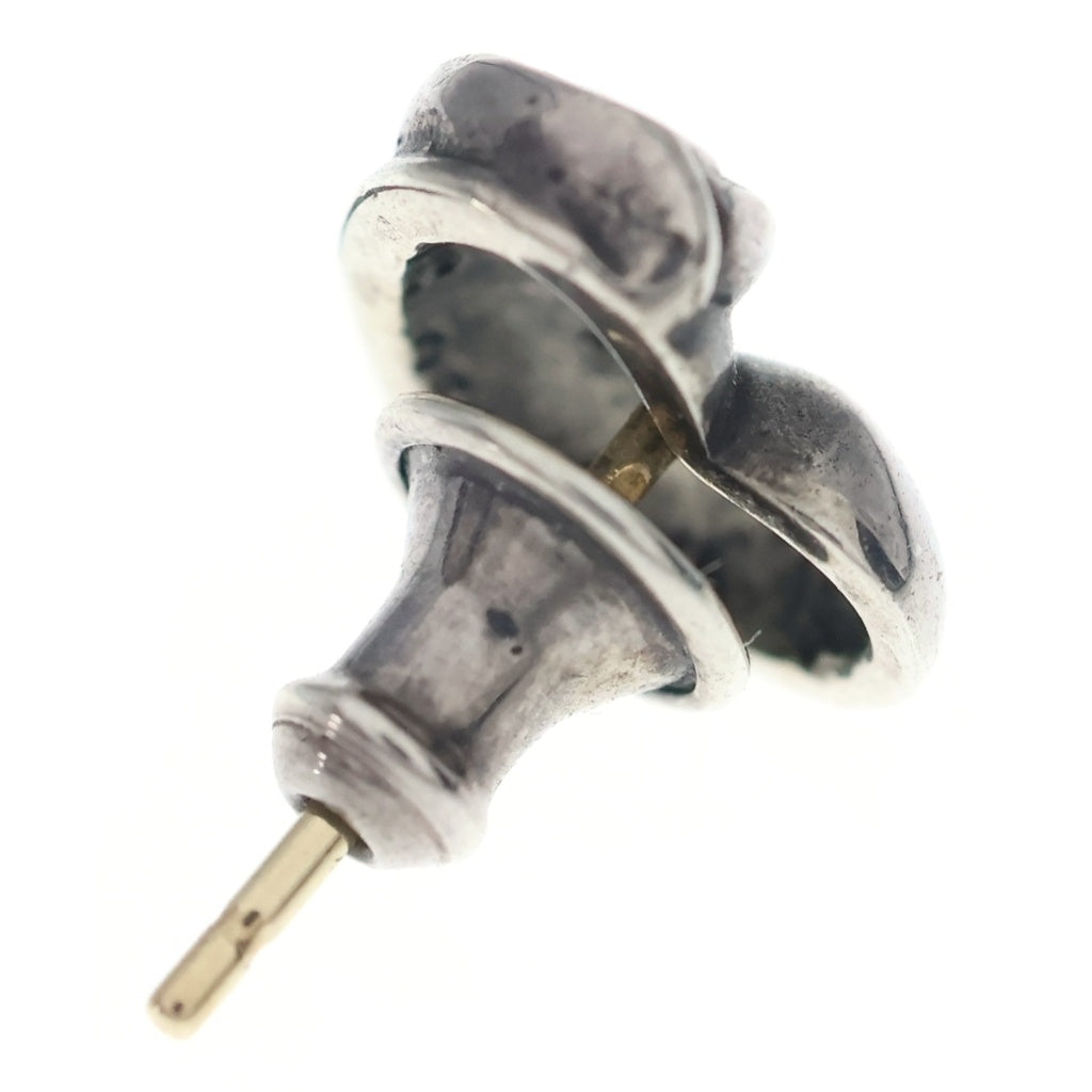 CHROME HEARTS(クロムハーツ) STUD HEART ハート スタッドピアス シルバー BCA112 レディース