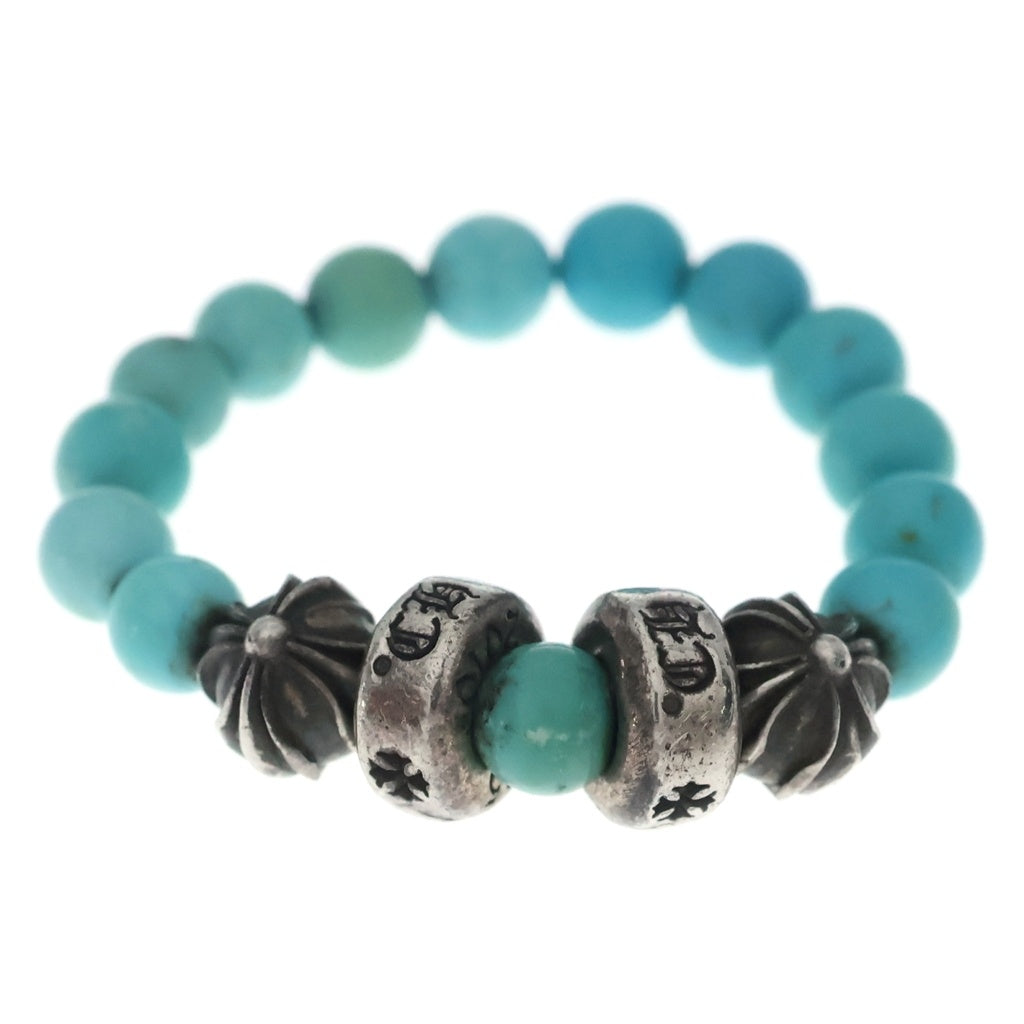 CHROME HEARTS(クロムハーツ) BEAD RING ビーズリング ブルー/シルバー