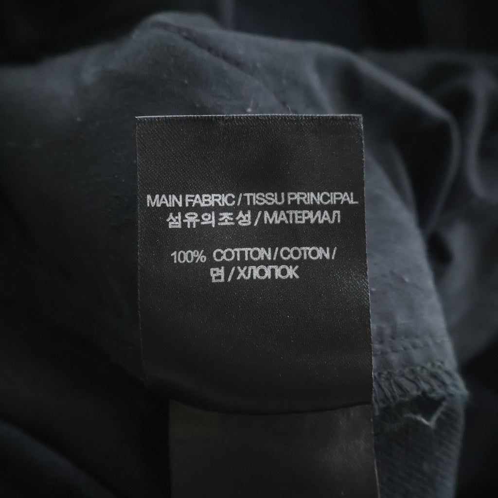 VETEMENTS(ヴェトモン) 23SS MULTIPOCKET CARGO PANTS マルチポケット ショーツ切替 ワイド カーゴパンツ ブラック UE63PA320B