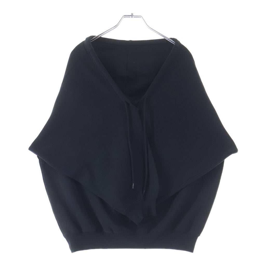 BALENCIAGA(バレンシアガ) フロントロゴ 肩掛けスウェット トレーナー ブラック 657858 TKV93