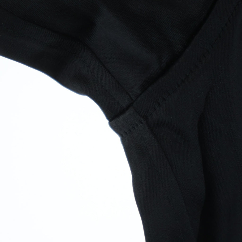 BALENCIAGA(バレンシアガ) レーヨンパジャマシャツ ポケットロゴ長袖シャツ ブラック 583406 TA021