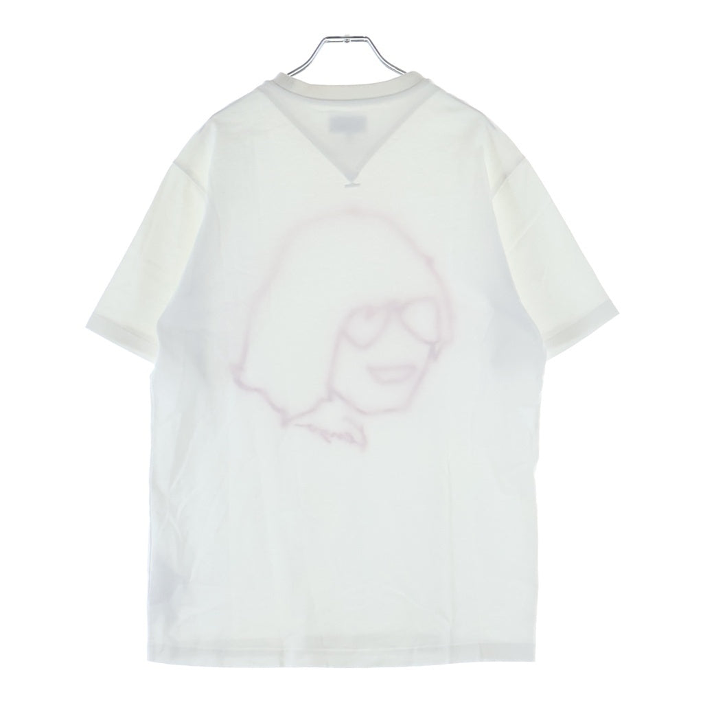 KENZO(ケンゾー) Tribute Embroidered T-shirt フロント刺繍半袖Tシャツ カットソー ホワイト FC55TS2044SB