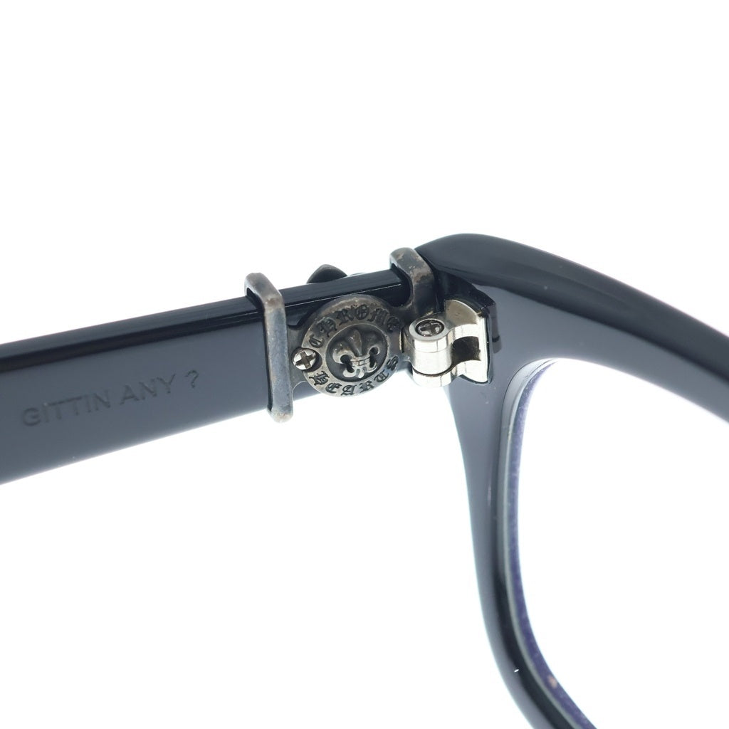 CHROME HEARTS(クロムハーツ) GITTIN ANY？-A BSフレアテンプル ウェリントン サングラス メガネ ブラック 51146706