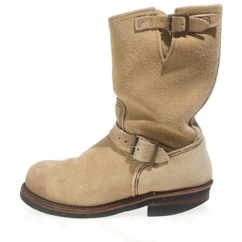 RED WING(レッド ウイング) 2015年製 エンジニアブーツ スエード ブラウン 8268