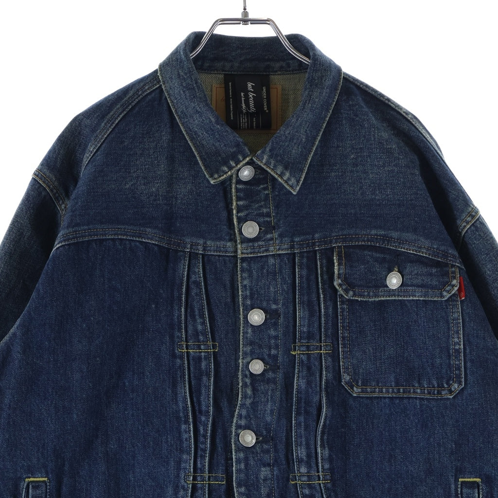 UNDERCOVER(アンダーカバー) 26SS but beautiful 加工デニムジャケット インディゴ UC1F4204-1