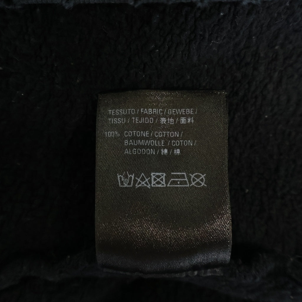 BALENCIAGA(バレンシアガ) 20AW ダメージ加工 ゴシックプリントオーバーサイズパーカー ブラック 641679 TJV79