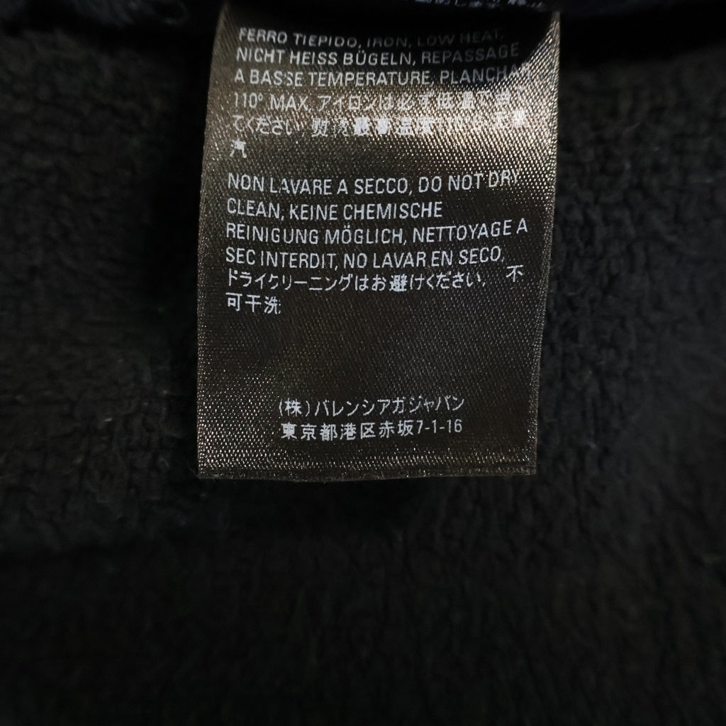 BALENCIAGA(バレンシアガ) 20AW ダメージ加工 ゴシックプリントオーバーサイズパーカー ブラック 641679 TJV79