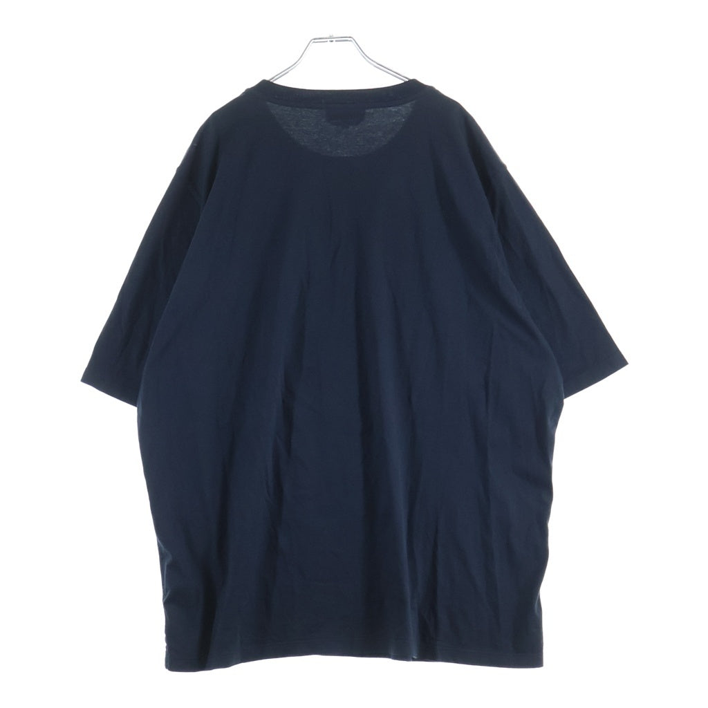 HERMES(エルメス) 黄金の拍車プリント クルーネック半袖カットソーTシャツ ネイビー H657790HZ