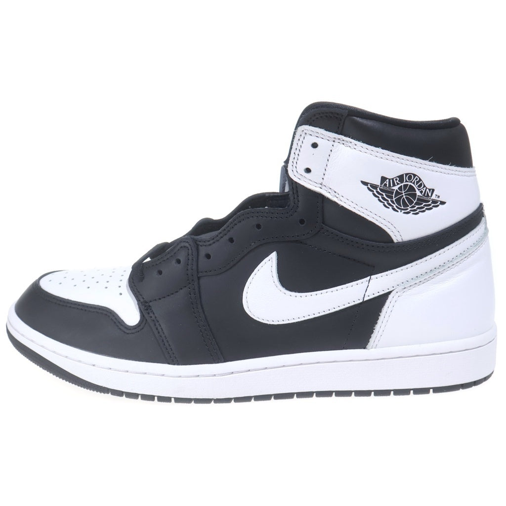 NIKE(ナイキ) AIR JORDAN1 RETRO HIGH OG BLACK WHITE エアジョーダン1 レトロ レザーハイカットスニーカー ブラック/ホワイト US12/30cm DZ5485-010