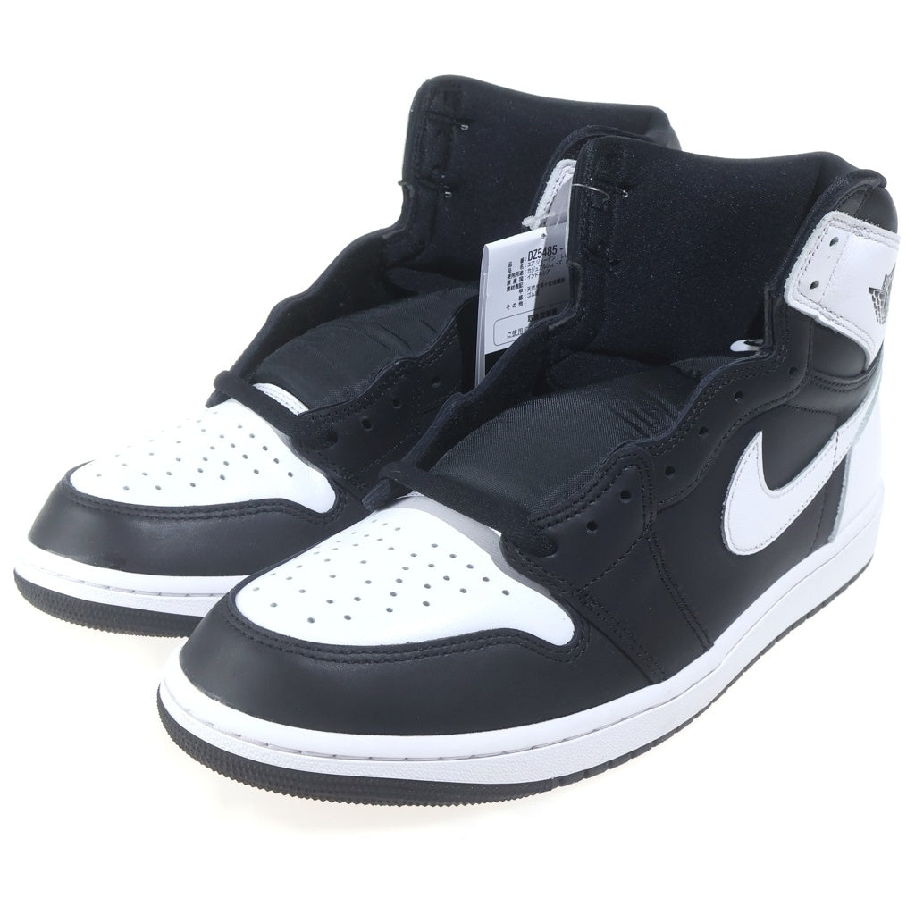 NIKE(ナイキ) AIR JORDAN1 RETRO HIGH OG BLACK WHITE エアジョーダン1 レトロ レザーハイカットスニーカー ブラック/ホワイト US12/30cm DZ5485-010
