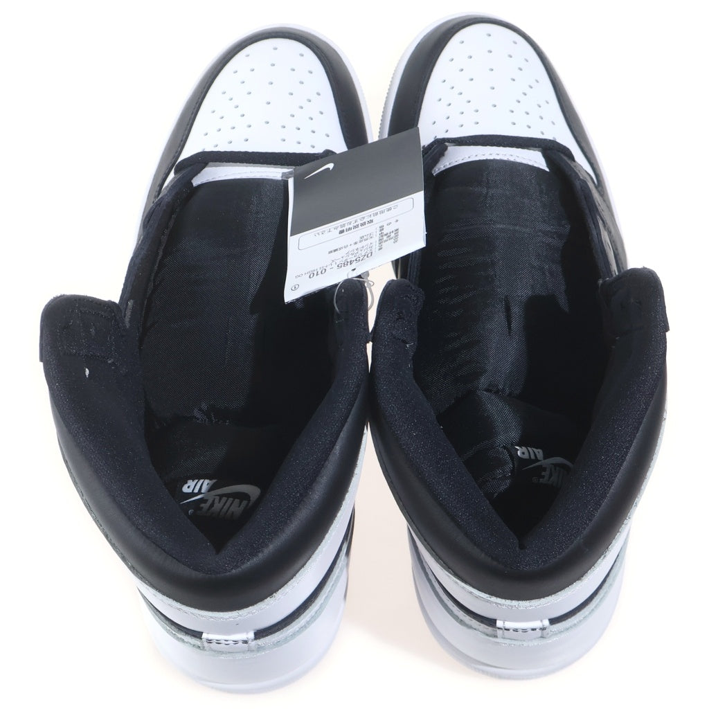 NIKE(ナイキ) AIR JORDAN1 RETRO HIGH OG BLACK WHITE エアジョーダン1 レトロ レザーハイカットスニーカー ブラック/ホワイト US12/30cm DZ5485-010