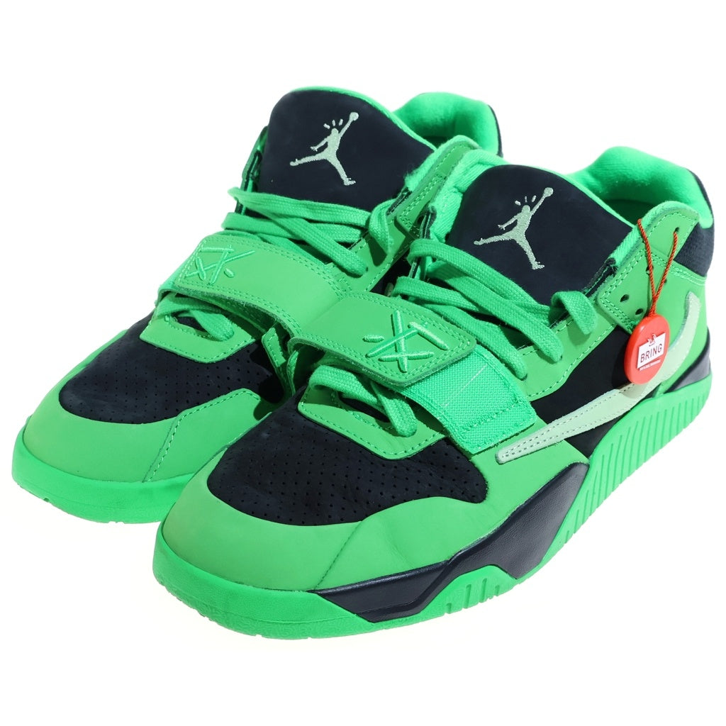NIKE(ナイキ) ×TRAVIS SCCOT JUMPMAN JACK CJ1 T-REXX ティーレックス ジャンプマン レザーローカットスニーカー グリーン/ブラック US12/30cm IM9113-300