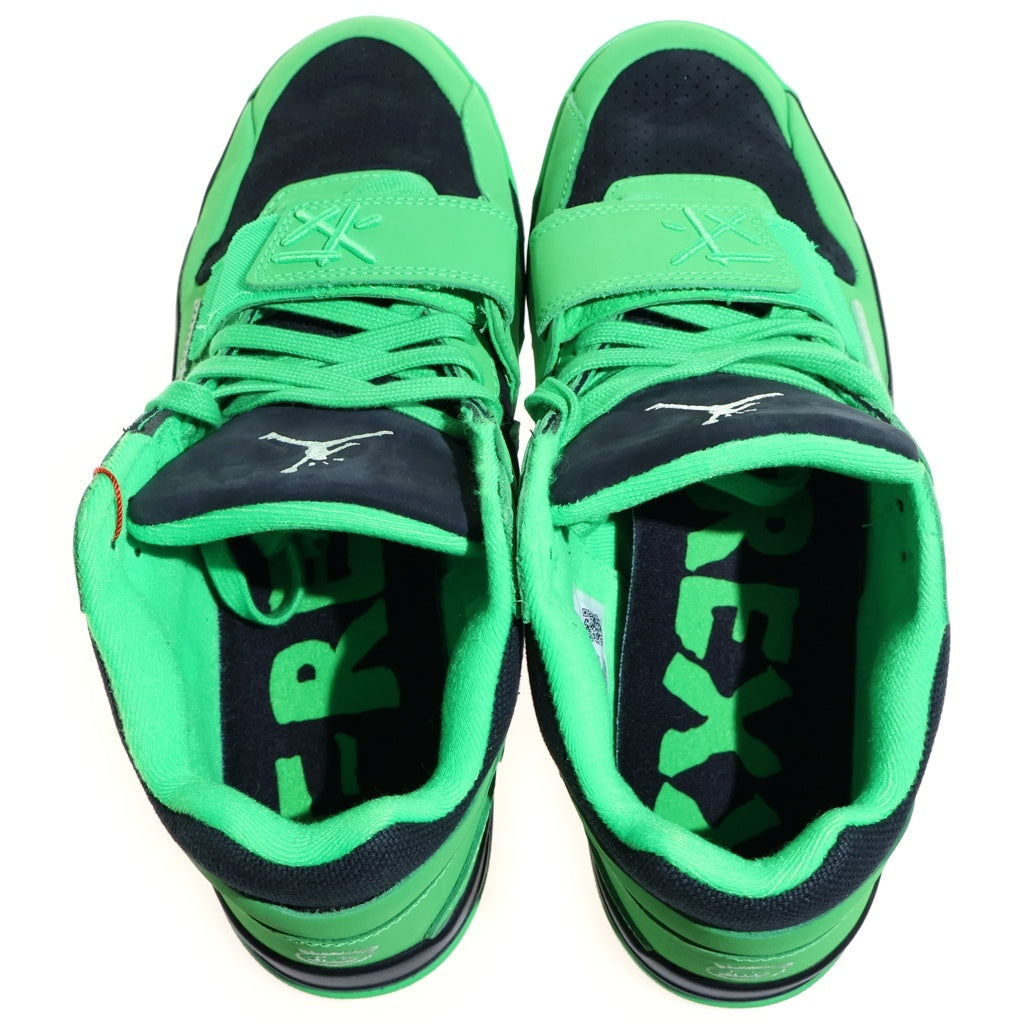 NIKE(ナイキ) ×TRAVIS SCCOT JUMPMAN JACK CJ1 T-REXX ティーレックス ジャンプマン レザーローカットスニーカー グリーン/ブラック US12/30cm IM9113-300