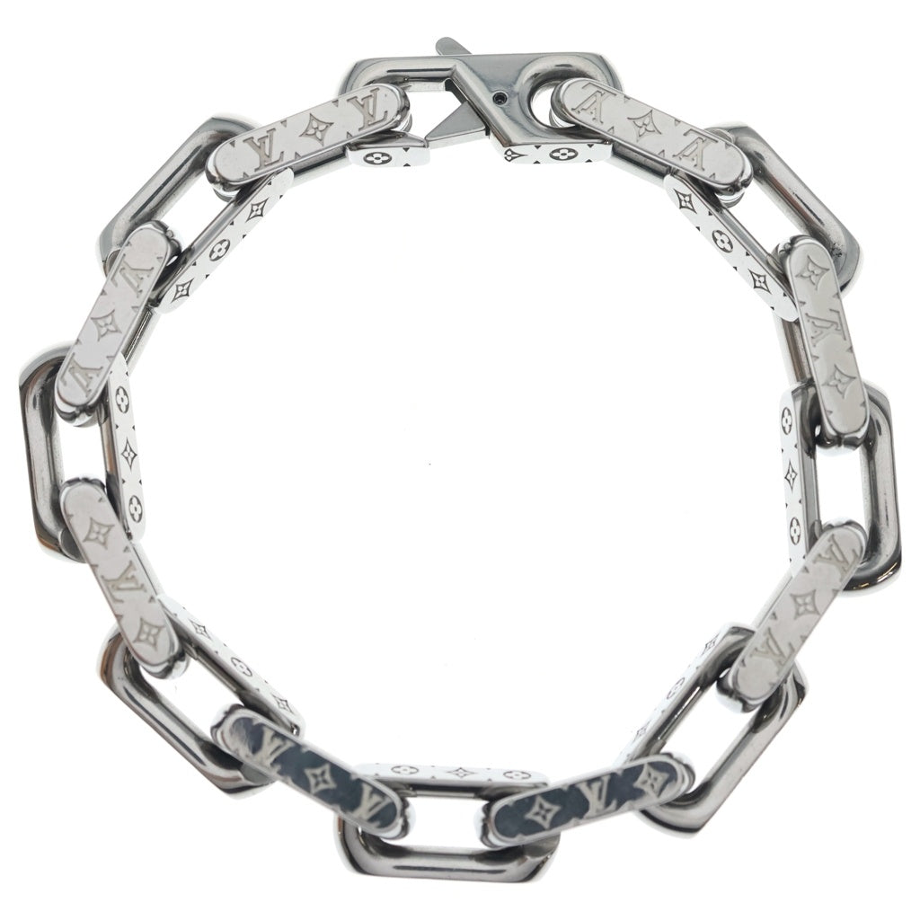 LOUIS VUITTON(ルイヴィトン) モノグラムチェーン ブレスレット シルバー M00308