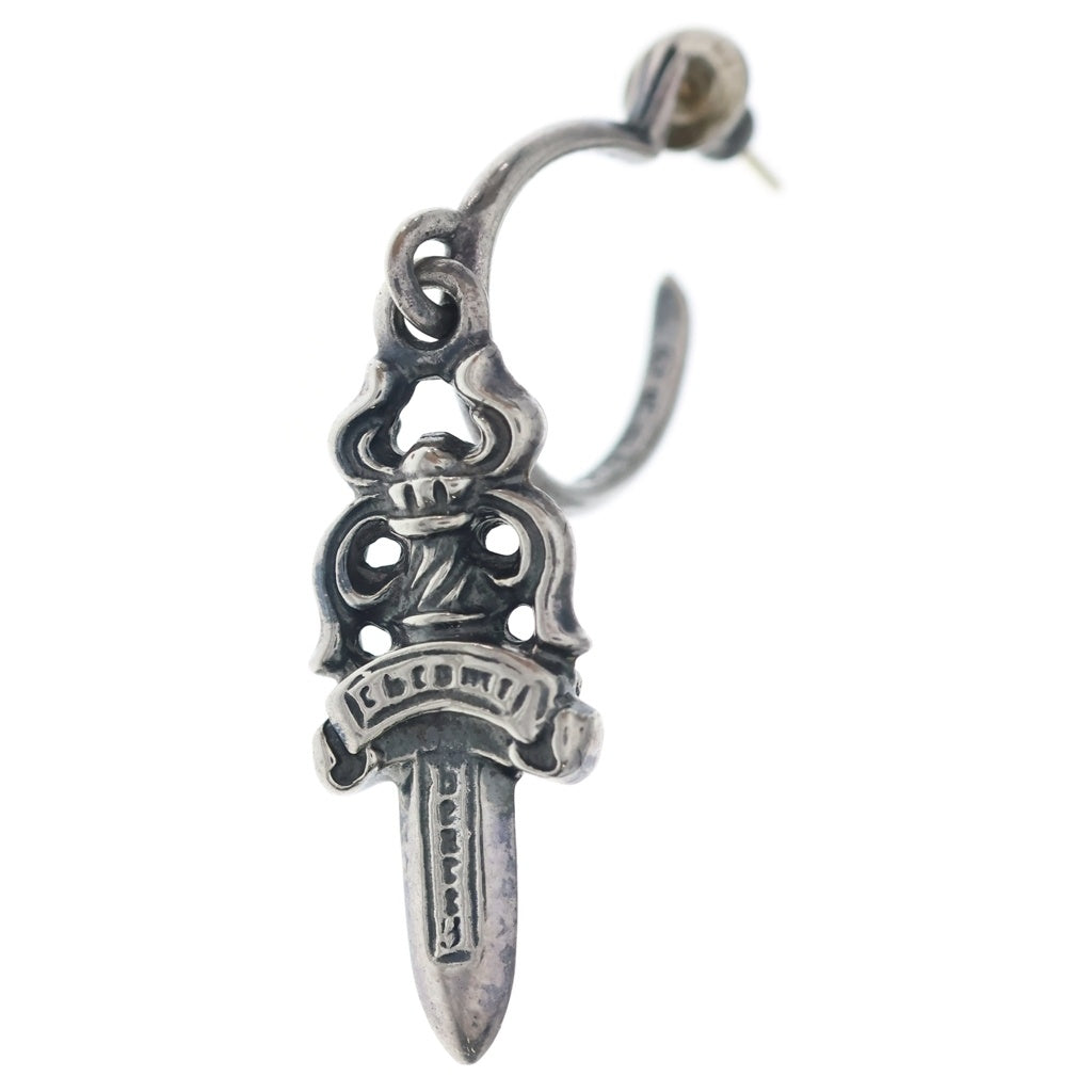 CHROME HEARTS(クロムハーツ) No5 DAGGER #5 ダガーフープ ピアス シルバー BCA106