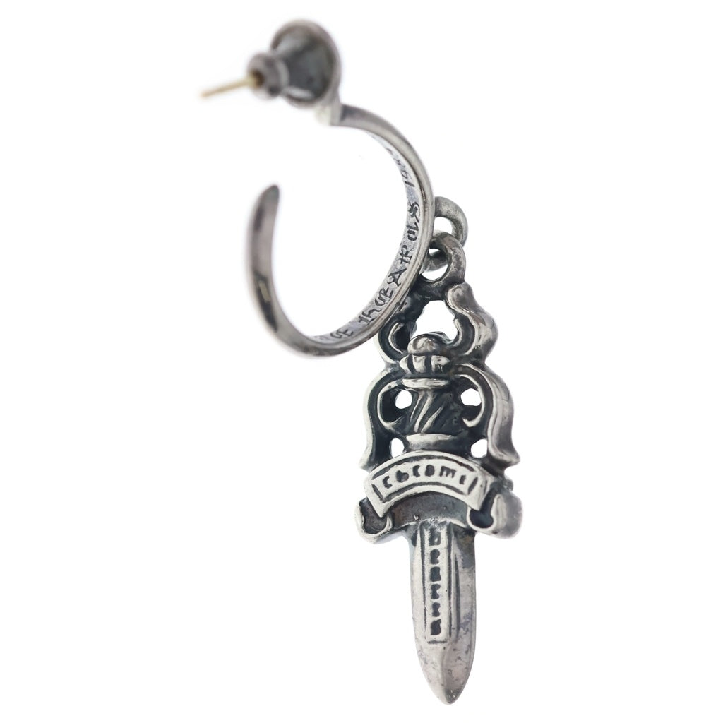 CHROME HEARTS(クロムハーツ) No5 DAGGER #5 ダガーフープ ピアス シルバー BCA106