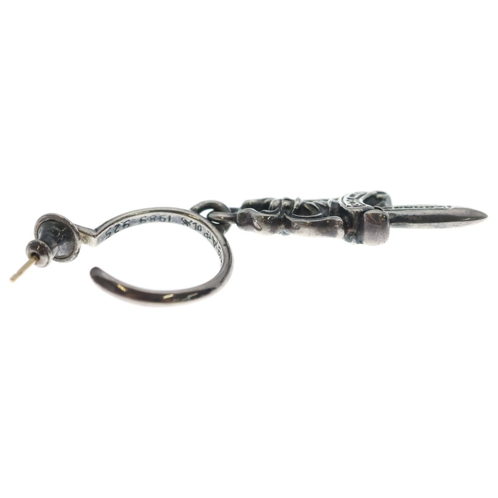 CHROME HEARTS(クロムハーツ) No5 DAGGER #5 ダガーフープ ピアス シルバー BCA106